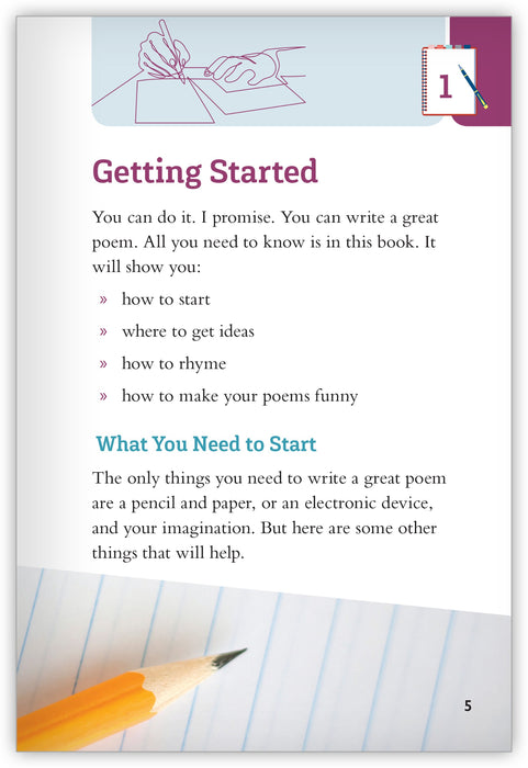 How to Write a Great Poem Leveled Book