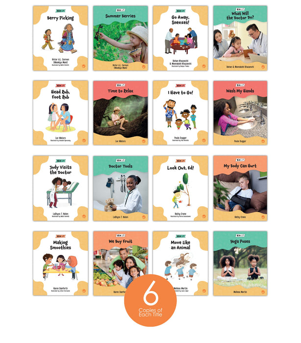 Kid Lit Health Theme Set (6-Packs)