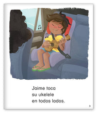 Jaime toca el ukelele