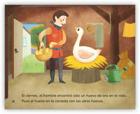 La gansa y los huevos de oro Leveled Book