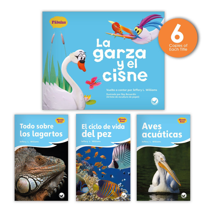 La Garza Y El Cisne Theme Guided Reading Set Image Book Set