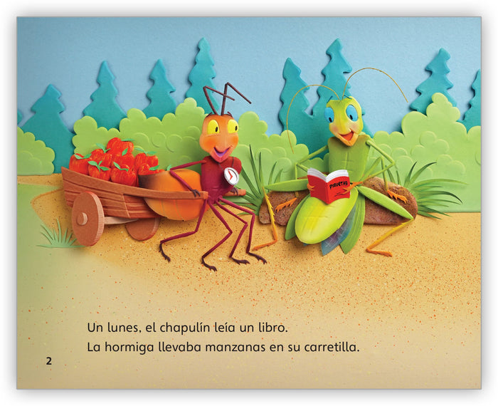 La hormiga y el chapulín Big Book from Fábulas y el Mundo Real