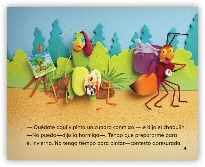 La hormiga y el chapulín Big Book from Fábulas y el Mundo Real