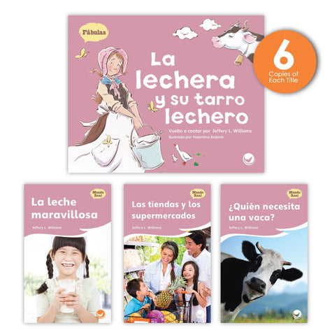 La Lechera Y Su Tarro Lechero Theme Guided Reading Set Image Book Set