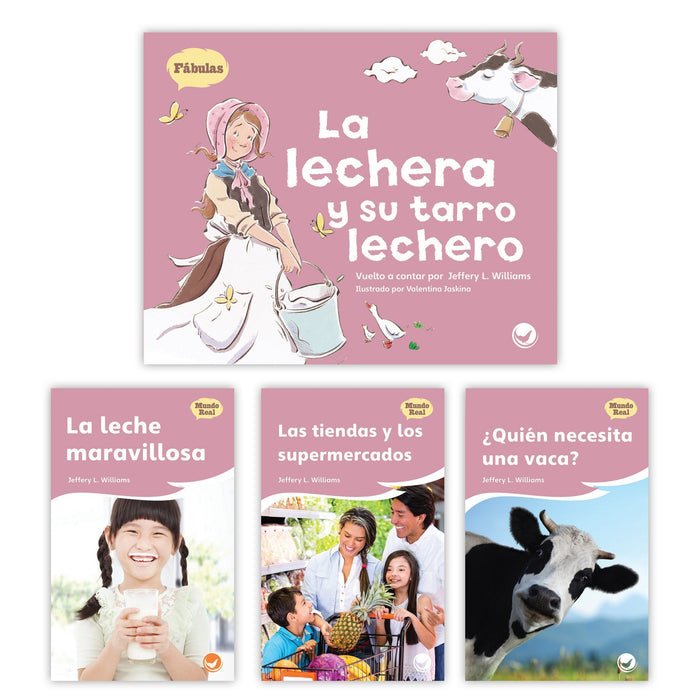 La Lechera Y Su Tarro Lechero Theme Set Image Book Set