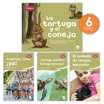 La tortuga y el conejo Theme Guided Reading Set from Fábulas y el Mundo Real