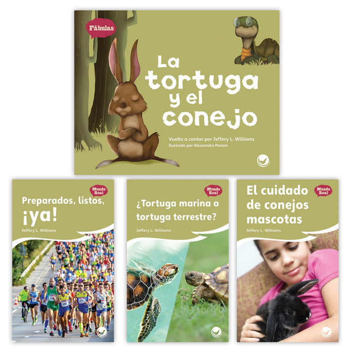 La Tortuga Y El Conejo Theme Set Image Book Set