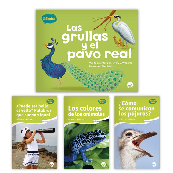 Las Grullas Y El Pavo Real Theme Set Image Book Set