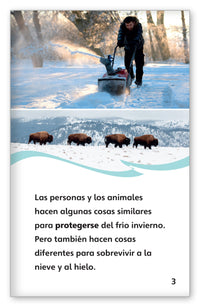 Las personas y los animales durante el invierno from Fábulas y el Mundo Real