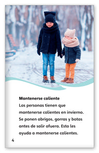 Las personas y los animales durante el invierno from Fábulas y el Mundo Real