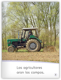 Los agricultores cultivan alimentos