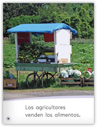 Los agricultores cultivan alimentos