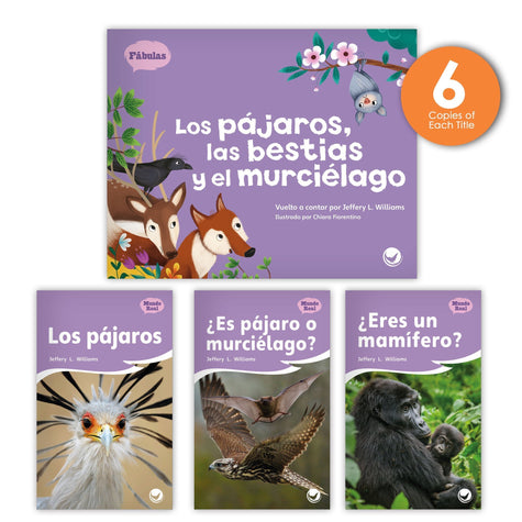 Los Pajaros Las Bestias Y El Murcielago Theme Guided Reading Set Image Book Set