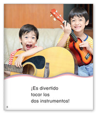 Los ukeleles y las guitarras