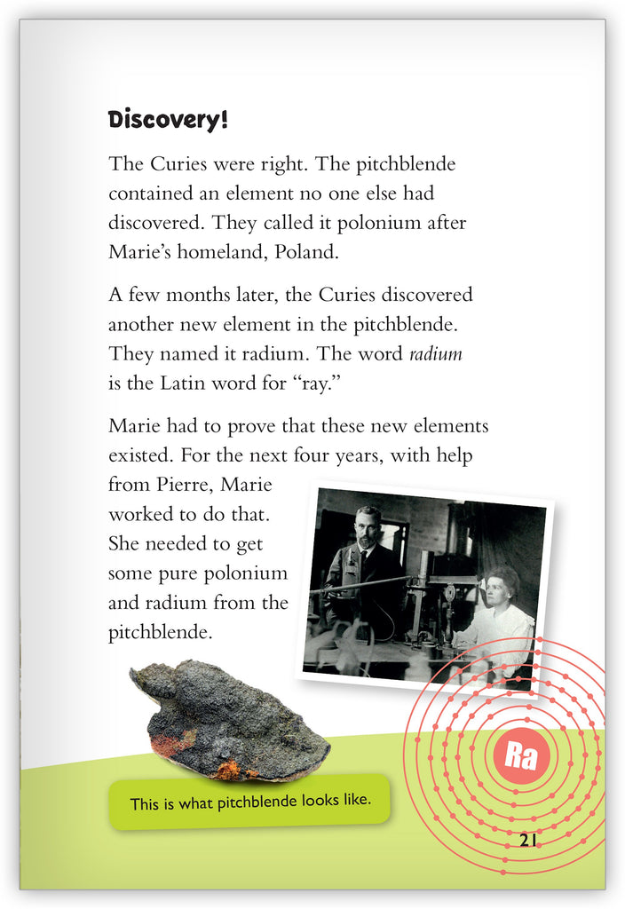 Marie Curie: An Extraordinary Scientist - Inspire! - Hameray Publishing