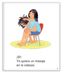 Masaje en la cabeza, masaje en el pie