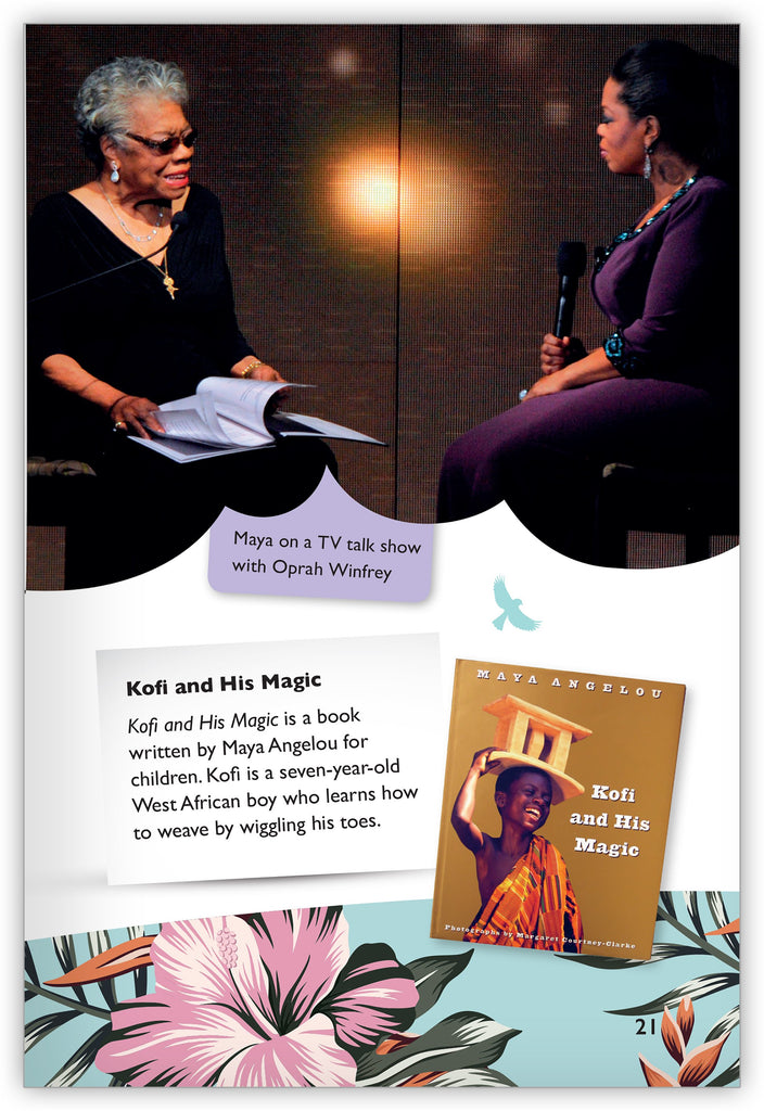 Maya Angelou: Writer, Actor, Singer, Dancer - Inspire! - Hameray Publishing