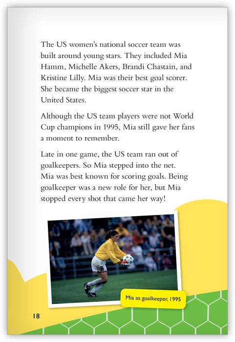 Mia Hamm: Going for Gold! Leveled Book