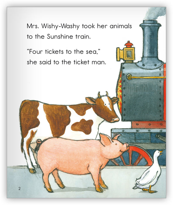 Mrs. Wishy-Washy and the Big Tub Leveled Book