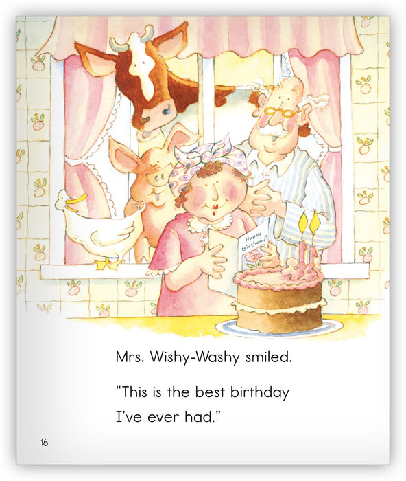 Mrs. Wishy-Washy's Birthday Leveled Book