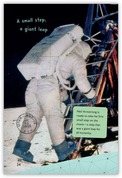 Neil Armstrong: The First Man on the Moon Leveled Book