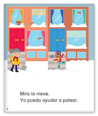 Palear la nieve