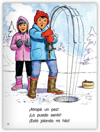 Pescando sobre el hielo