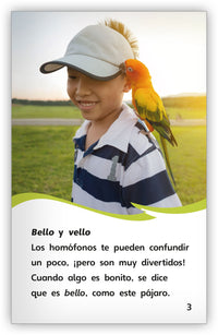 ¿Puede ser bello el vello? Palabras que suenan igual from Fábulas y el Mundo Real