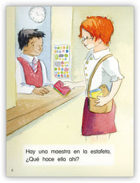 ¿Qué hace la maestra?