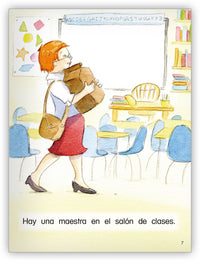 ¿Qué hace la maestra?