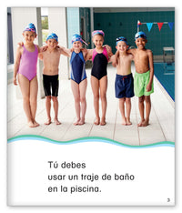 Reglas en la piscina