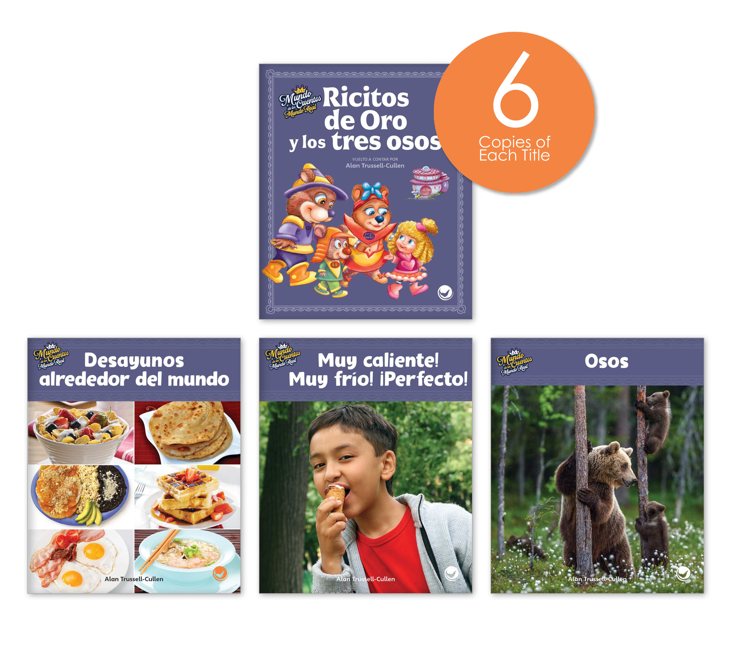 Ricitos de Oro y los tres osos Theme Set (6-Packs)