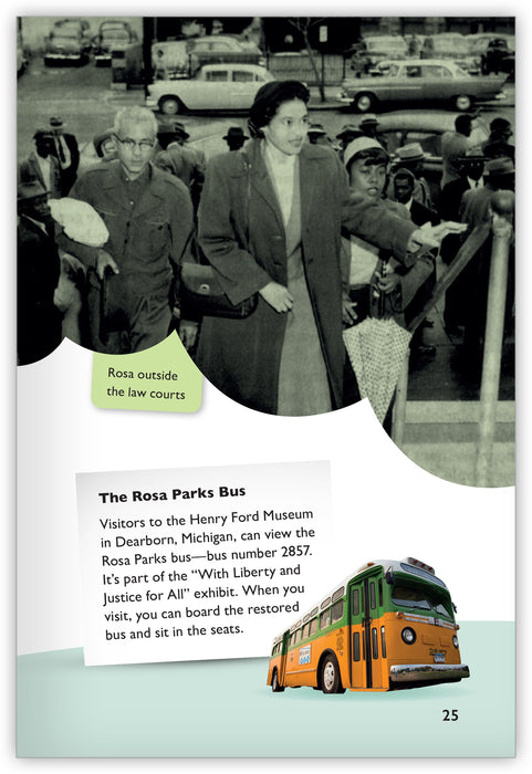 Rosa Parks: Riding for Freedom Leveled Book