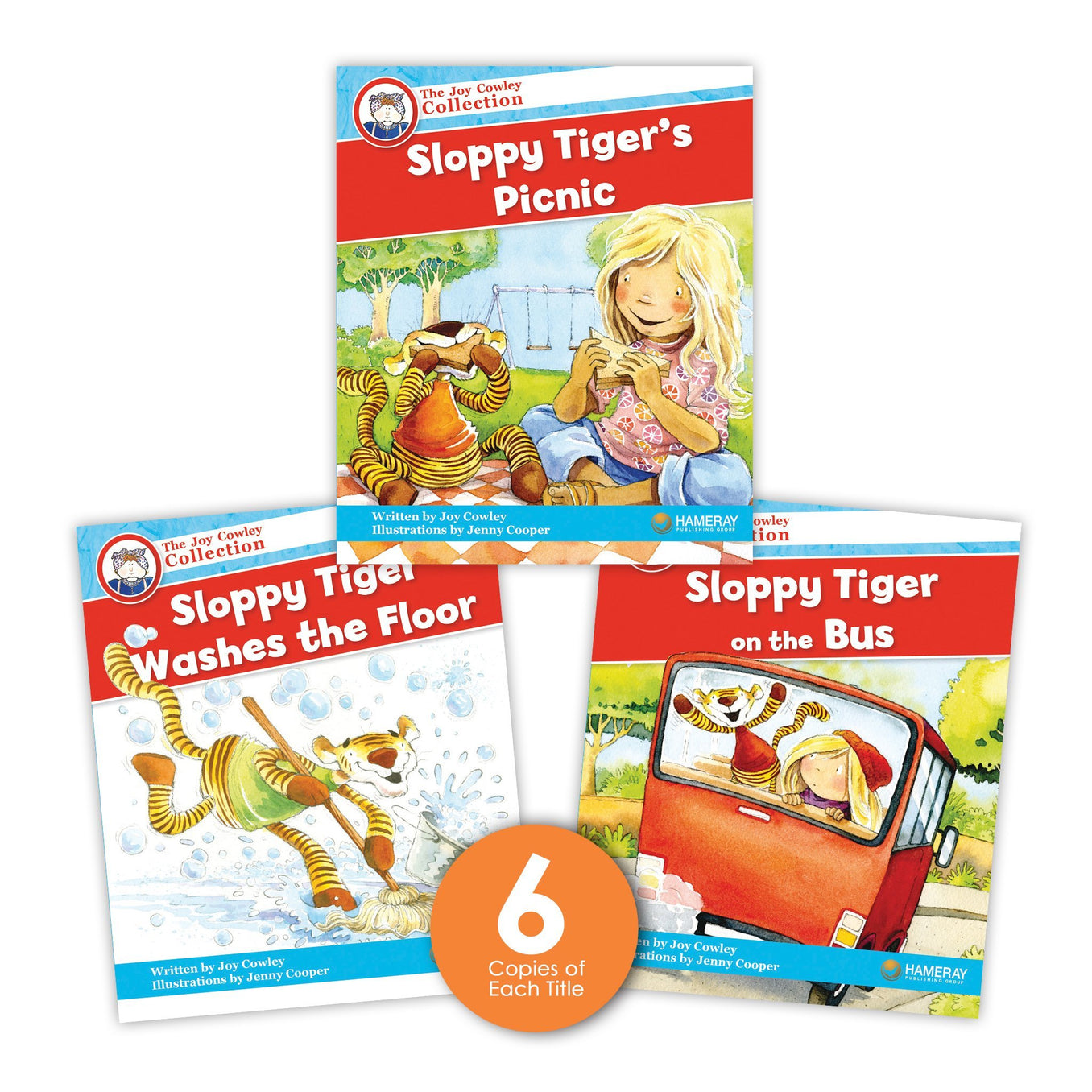 Sloppy Tiger Character Set (6-Packs) - Hameray Publishing