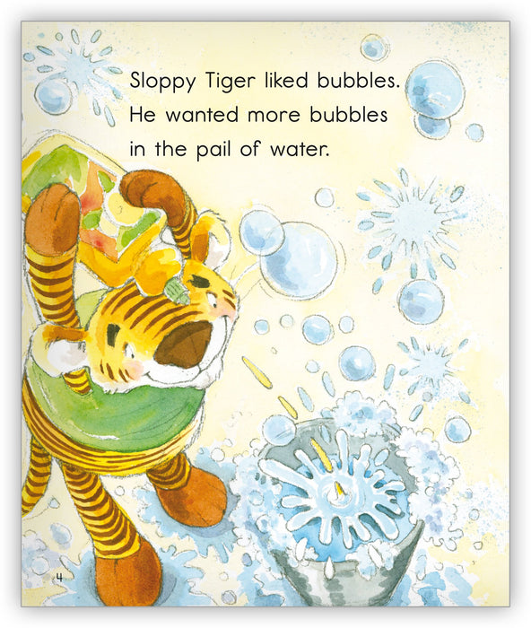 Sloppy Tiger Washes the Floor Leveled Book