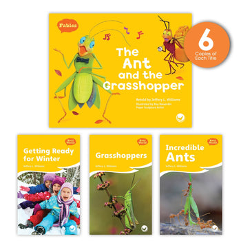 The Ant and the Grasshopper Theme Guided Reading Set from Fables & the Real World
