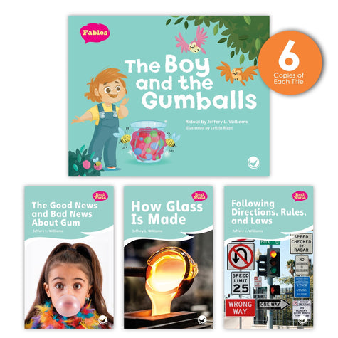 The Boy And The Gumballs Theme Guided Reading Set Image Book Set