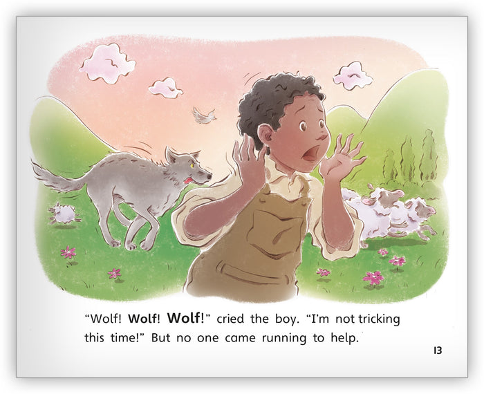 The Boy Who Cried Wolf Big Book from Fables & the Real World