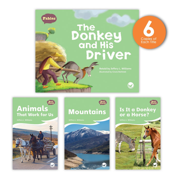 The Donkey And His Driver Theme Guided Reading Set Image Book Set