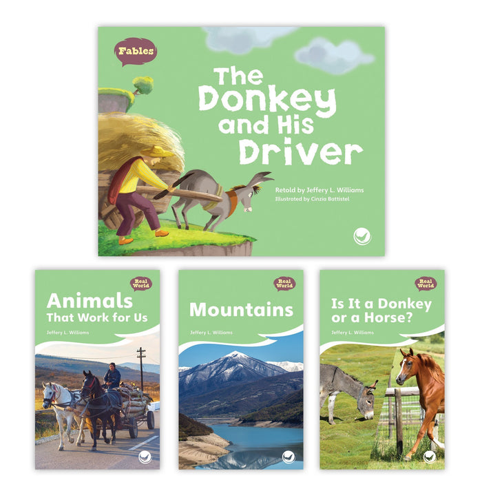 The Donkey And His Driver Theme Set Image Book Set