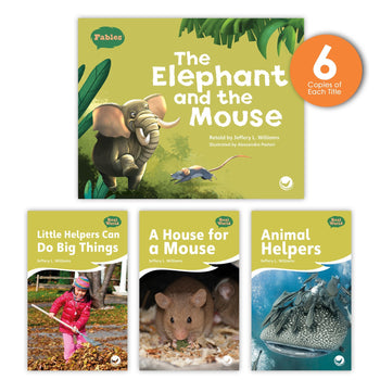 The Elephant and the Mouse Theme Guided Reading Set from Fables & the Real World