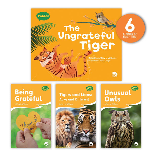 The Ungrateful Tiger Theme Set (6-Packs)