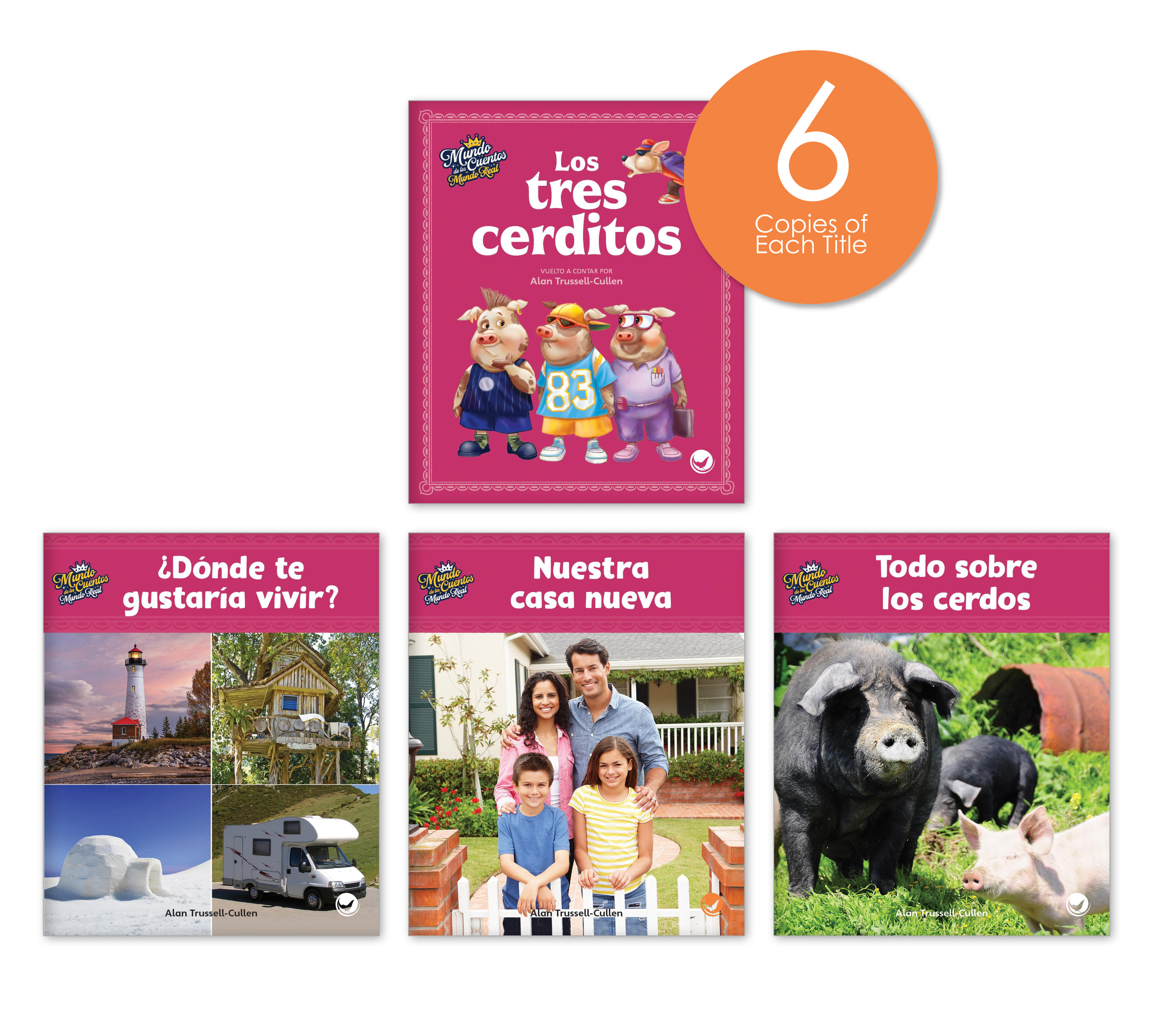 Los tres cerditos Theme Set (6-Packs)