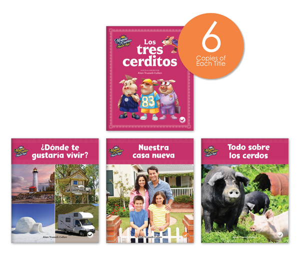 Los tres cerditos Theme Set (6-Packs)