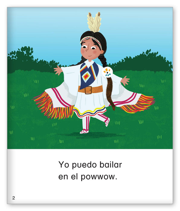 Una bailarina powwow
