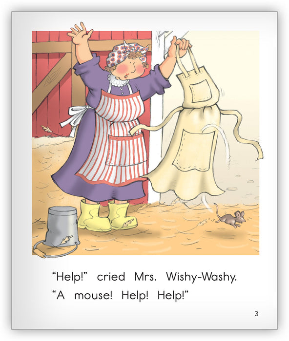 Wishy-Washy Mouse Big Book Leveled Book